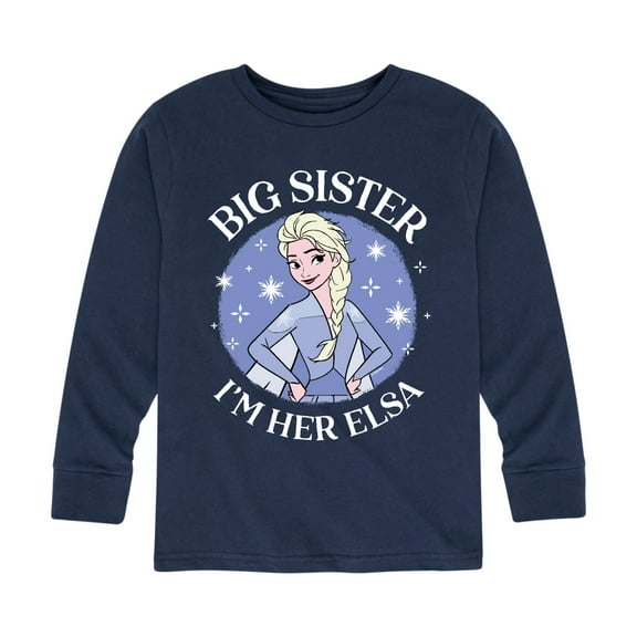Frozen 2 - Sister Elsa - Toddler And Youth Long Sleeve Graphic T-Shirt