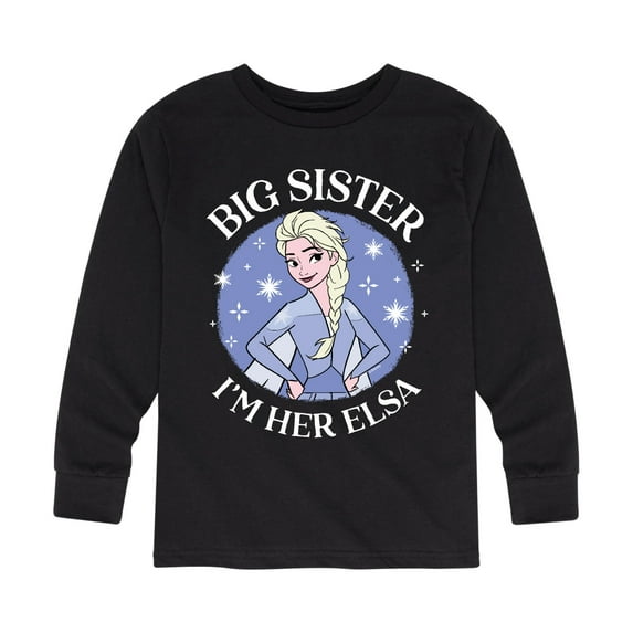Frozen 2 - Sister Elsa - Toddler And Youth Long Sleeve Graphic T-Shirt