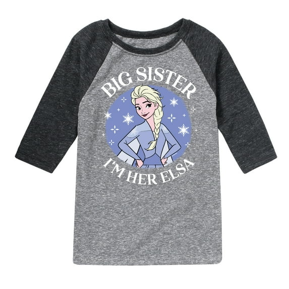 Frozen 2 - Sister Elsa - Toddler And Youth Raglan Graphic T-Shirt