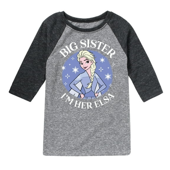 Frozen 2 - Sister Elsa - Toddler And Youth Raglan Graphic T-Shirt