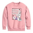 thumbnail image 1 of Frozen 2 - Smile Sparkle Shine - Toddler And Youth Crewneck Fleece Sweatshirt, 1 of 4