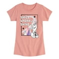 thumbnail image 1 of Frozen 2 - Smile Sparkle Shine - Toddler And Youth Girls Short Sleeve Graphic T-Shirt, 1 of 4