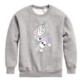 thumbnail image 1 of Frozen 2 - Stay Colorful - Toddler And Youth Crewneck Fleece Sweatshirt, 1 of 5
