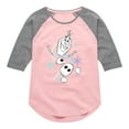 thumbnail image 1 of Frozen 2 - Stay Colorful - Toddler And Youth Girls Raglan Graphic T-Shirt, 1 of 4