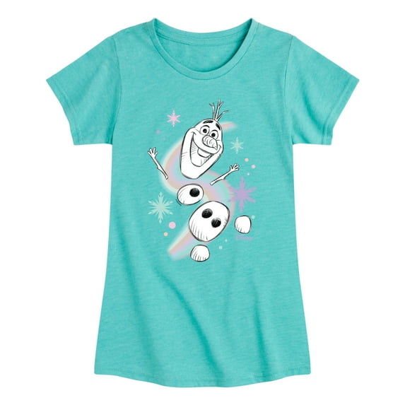 Frozen 2 - Stay Colorful - Toddler And Youth Girls Short Sleeve Graphic T-Shirt