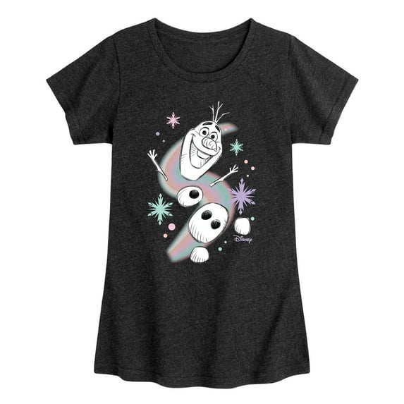 Frozen 2 - Stay Colorful - Toddler And Youth Girls Short Sleeve Graphic T-Shirt