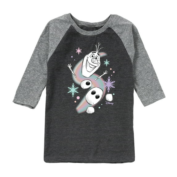 Frozen 2 - Stay Colorful - Toddler And Youth Raglan Graphic T-Shirt