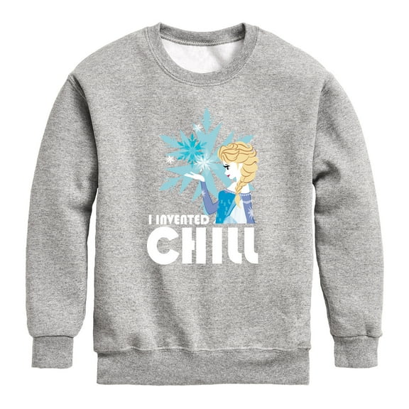 Frozen 2 - The Cold Never Bothered Me Anyway - Toddler And Youth Crewneck Fleece Sweatshirt