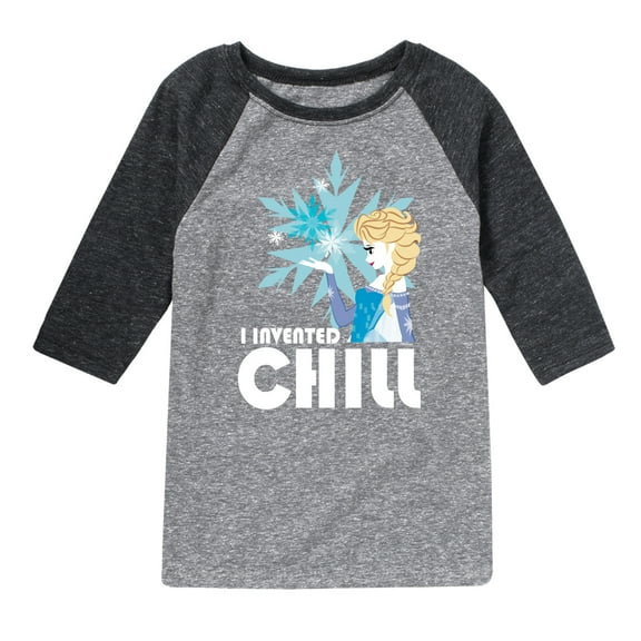 Frozen 2 - The Cold Never Bothered Me Anyway - Toddler And Youth Raglan Graphic T-Shirt