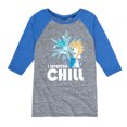 thumbnail image 1 of Frozen 2 - The Cold Never Bothered Me Anyway - Toddler And Youth Raglan Graphic T-Shirt, 1 of 6