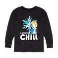 thumbnail image 1 of Frozen 2 - The Cold Never Bothered Me - Toddler And Youth Long Sleeve Graphic T-Shirt, 1 of 5
