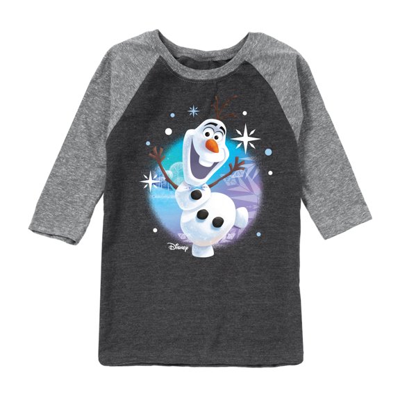 Frozen 2 - This Snowman Can - Toddler And Youth Raglan Graphic T-Shirt