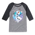 thumbnail image 1 of Frozen 2 - This Snowman Can - Toddler And Youth Raglan Graphic T-Shirt, 1 of 4