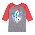 thumbnail image 1 of Frozen 2 - This Snowman Can - Toddler And Youth Raglan Graphic T-Shirt, 1 of 6