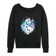 thumbnail image 1 of Frozen 2 - This Snowman Can - Women's Lightweight French Terry Long Sleeve Shirt, 1 of 5