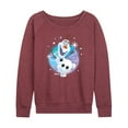 thumbnail image 1 of Frozen 2 - This Snowman Can - Women's Lightweight French Terry Long Sleeve Shirt, 1 of 5