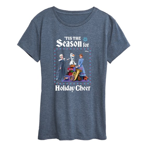 Frozen 2 - Tis The Season For Holiday Cheer - Women's Short Sleeve Graphic T-Shirt