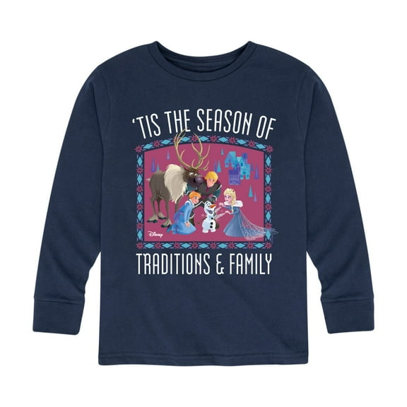 Frozen 2 - Tis The Season - Toddler And Youth Long Sleeve Graphic T-Shirt