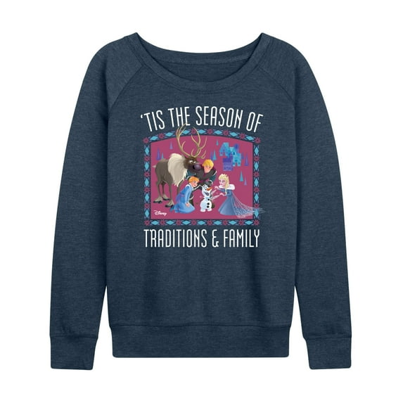 Frozen 2 - Tis The Season - Women's Lightweight French Terry Long Sleeve Shirt