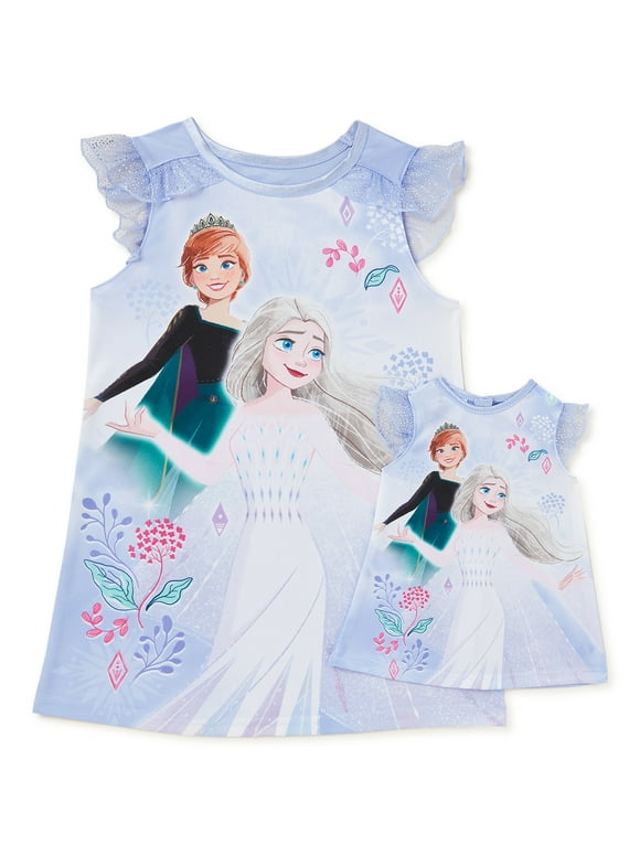 Matching Girl And Doll Nightgown Set