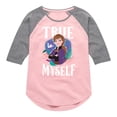 thumbnail image 1 of Frozen 2 - True To Myself - Toddler And Youth Girls Raglan Graphic T-Shirt, 1 of 3