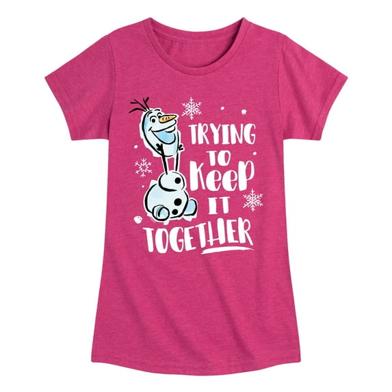 Frozen 2 - Trying To Keep It Together - Toddler And Youth Girls Short Sleeve Graphic T-Shirt