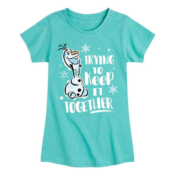 Frozen 2 - Trying To Keep It Together - Toddler And Youth Girls Short Sleeve Graphic T-Shirt