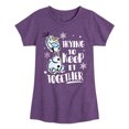 thumbnail image 1 of Frozen 2 - Trying To Keep It Together - Toddler And Youth Girls Short Sleeve Graphic T-Shirt, 1 of 5