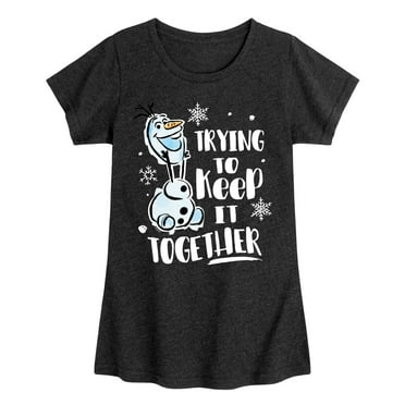 Frozen 2 - Trying To Keep It Together - Toddler And Youth Girls Short Sleeve Graphic T-Shirt