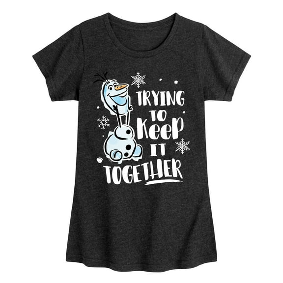 Frozen 2 - Trying To Keep It Together - Toddler And Youth Girls Short Sleeve Graphic T-Shirt