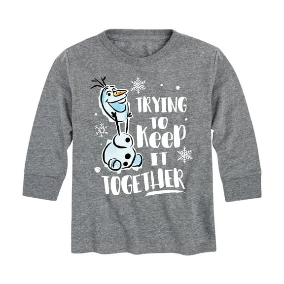Frozen 2 - Trying To Keep It Together - Toddler And Youth Long Sleeve Graphic T-Shirt