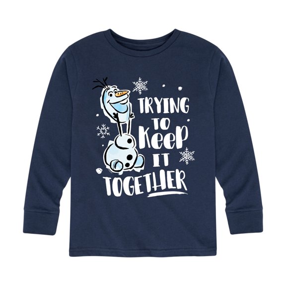 Frozen 2 - Trying To Keep It Together - Toddler And Youth Long Sleeve Graphic T-Shirt