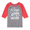thumbnail image 1 of Frozen 2 - Trying To Keep It Together - Toddler And Youth Raglan Graphic T-Shirt, 1 of 6