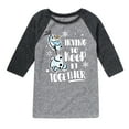 thumbnail image 1 of Frozen 2 - Trying To Keep It Together - Toddler And Youth Raglan Graphic T-Shirt, 1 of 4