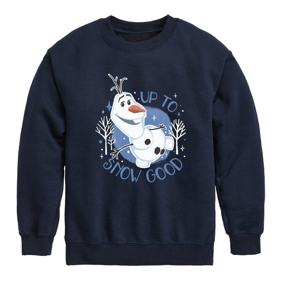 Frozen 2 - Up To Snow Good - Toddler And Youth Crewneck Fleece Sweatshirt