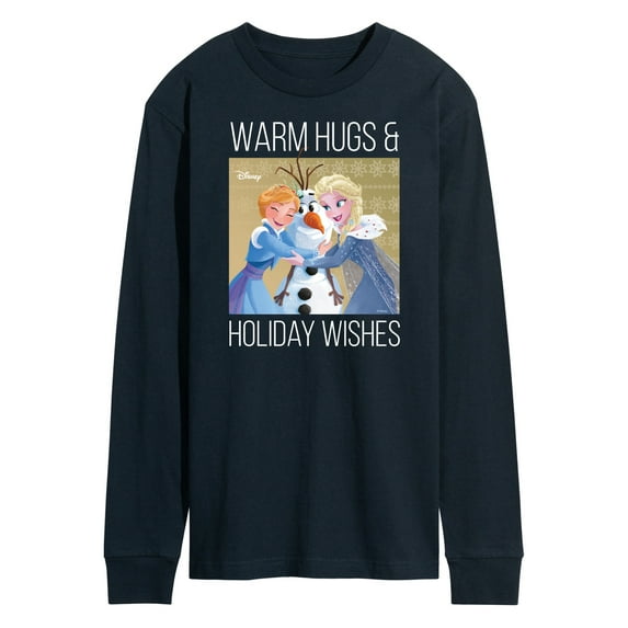 Frozen 2 - Warm Hugs Holiday Wishes - Men's Long Sleeve T-Shirt