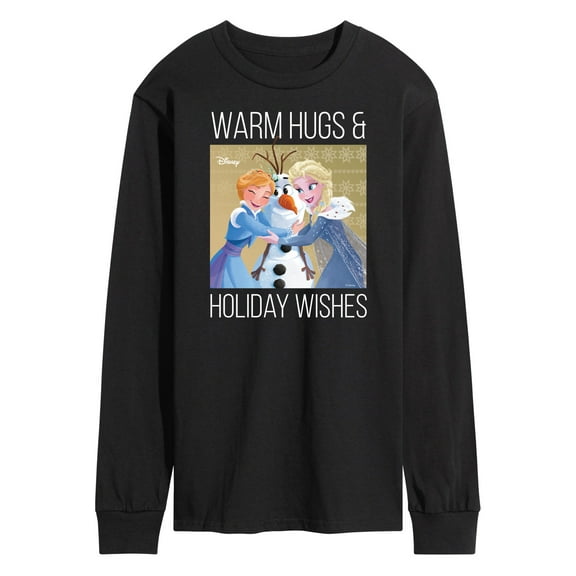 Frozen 2 - Warm Hugs Holiday Wishes - Men's Long Sleeve T-Shirt