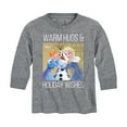 thumbnail image 1 of Frozen 2 - Warm Hugs Holiday Wishes - Toddler And Youth Long Sleeve Graphic T-Shirt, 1 of 5