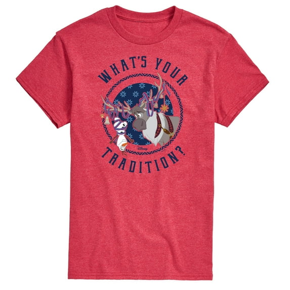 Frozen 2 - Whats Your Tradition - Men's Short Sleeve Graphic T-Shirt