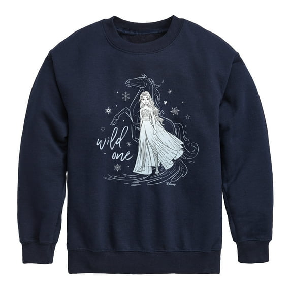 Frozen 2 - Wild One - Toddler And Youth Crewneck Fleece Sweatshirt