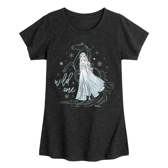Frozen 2 - Wild One - Toddler And Youth Girls Short Sleeve Graphic T-Shirt