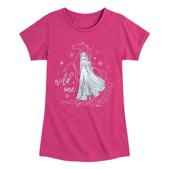 Frozen 2 - Wild One - Toddler And Youth Girls Short Sleeve Graphic T-Shirt