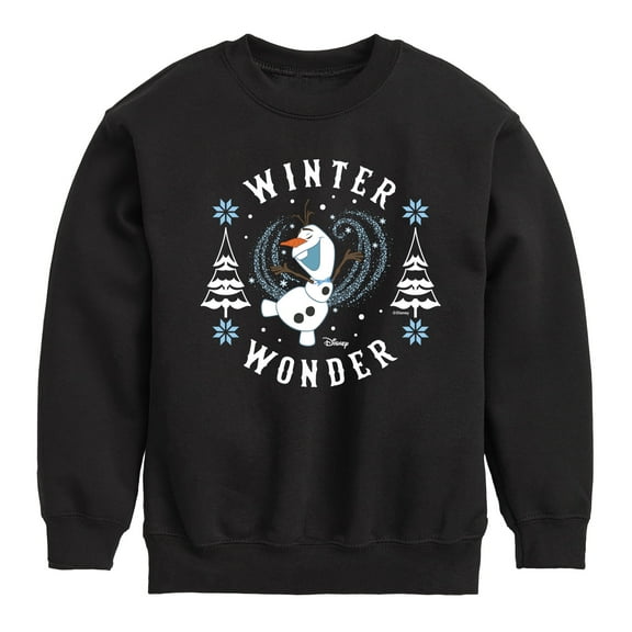 Frozen 2 - Winter Wonder - Toddler And Youth Crewneck Fleece Sweatshirt