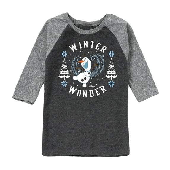 Frozen 2 - Winter Wonder - Toddler And Youth Raglan Graphic T-Shirt