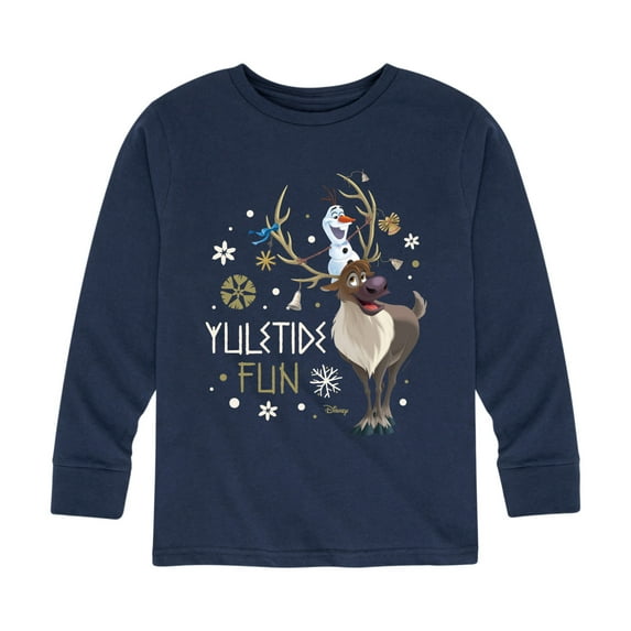 Frozen 2 - Yuletide Fun - Toddler And Youth Long Sleeve Graphic T-Shirt