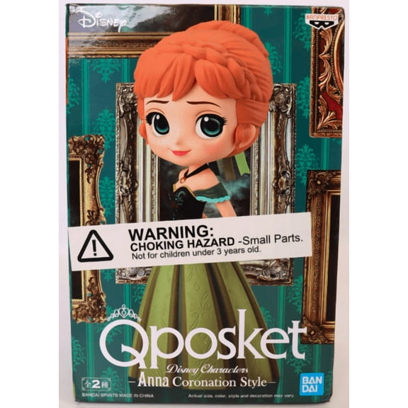 Frozen Anna Coronation Style Q Posket Disney Princess Figure (Version A)