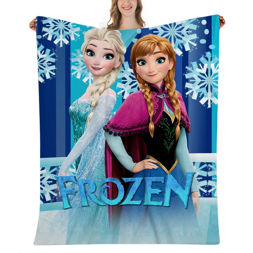 Frozen Anna Fleece Blanket Throw Size Lightweight Super Soft Cozy Luxury Bed Blanket Factory