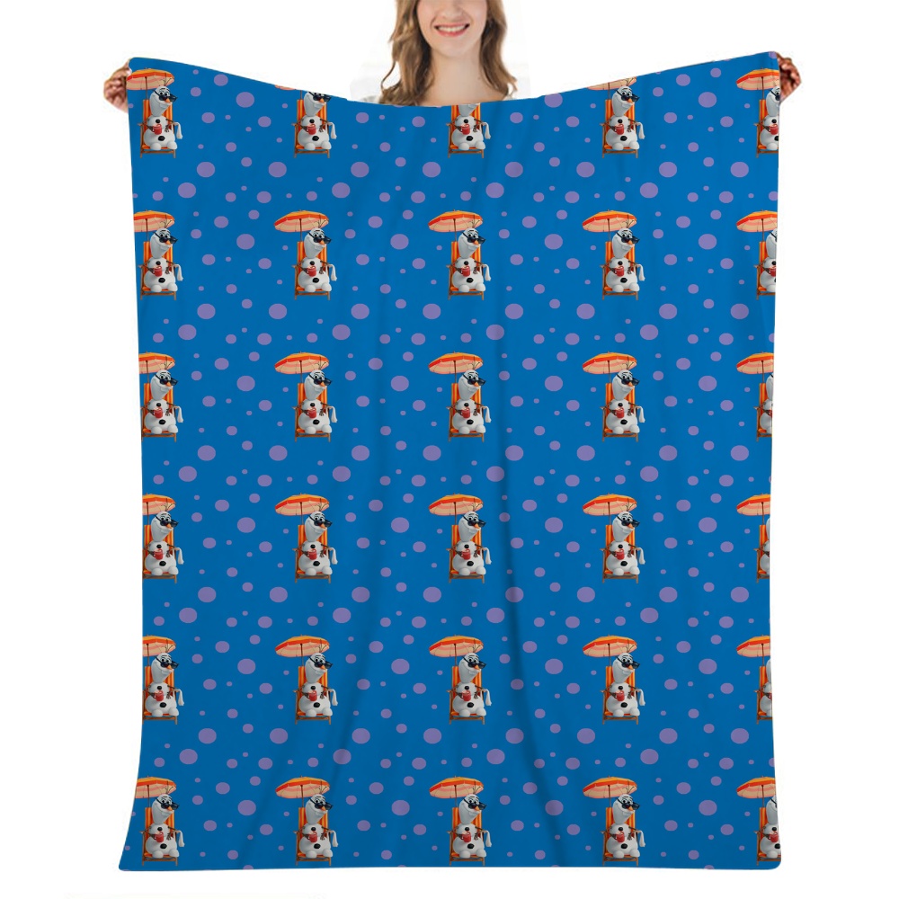 Frozen Anna Yellowstone Oversized Silk Touch Throw Blanket, 52x59 inch
