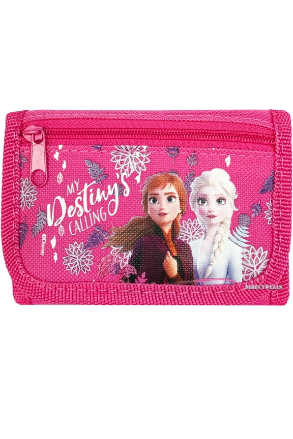 Frozen Anna and Elsa Destiny Calling Pink Wallet