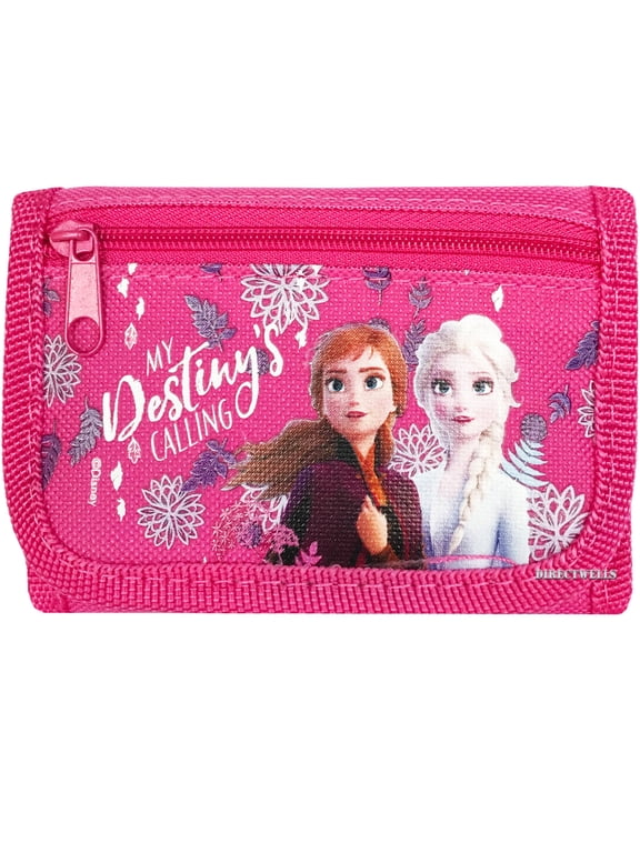 Frozen Anna and Elsa Destiny Calling Pink Wallet